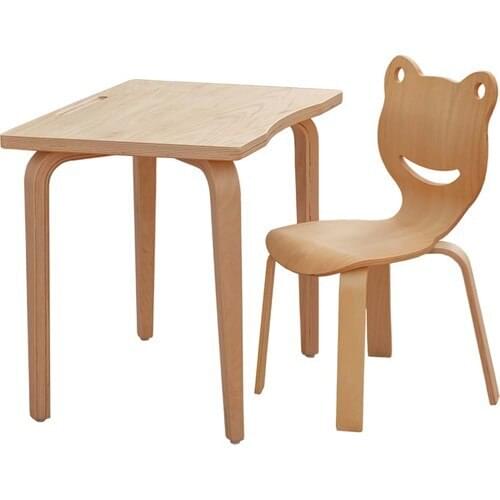 Ens Kids Collection Frog Wooden Child Desk Set
