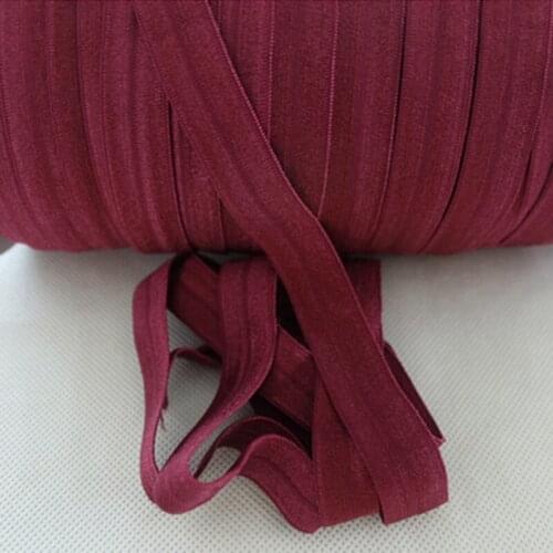 Hot sale 5/8" #275-Wine solid foe ribbon, girls' hair accessories, 50yards/lot