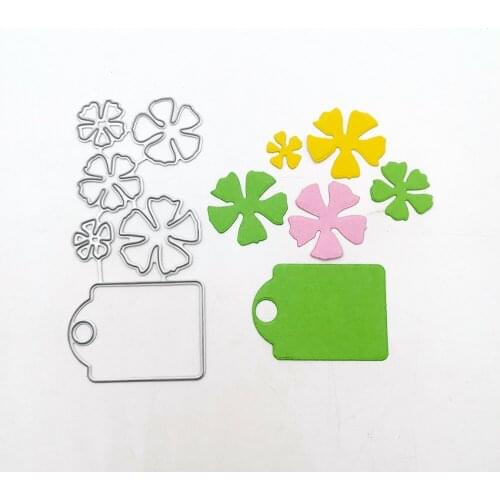 Julyarts Flower Tag Metal Cutting Dies Stencils For Diy Scrapbooking Embossing Die Cut Stencil Craft New 2020 Craft Dies