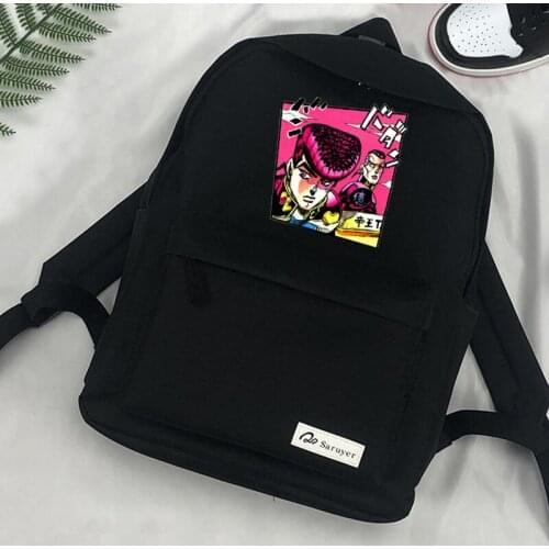 Japanese Anime Jojo Bizarre Adventure Cool School Backpacks Teenagers Travel Laptop Casual Boys Girls Bag Pack Funny Sac A Dos