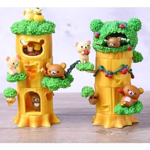 Kumas Forest Series Mini PVC Figure Toys Brinquedo 6pcs/set