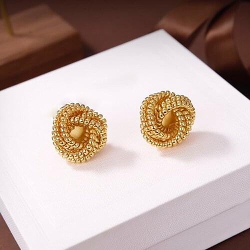 Hot brand Design Gold Color Jewelry Cute Stick Earrings Thick Chain Luck Stick Design Two Color Mix Hot Party Stud Earrings