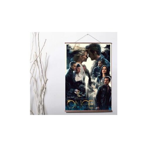 Hot once MOVIE Art Print canvas Poster Canvas Scroll Painting with wood