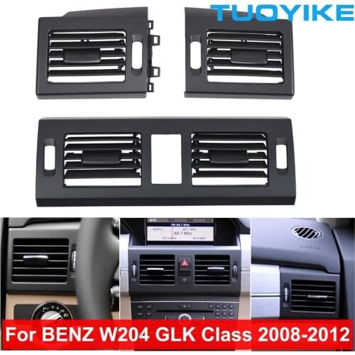Car AC Front Left / Right Console Center Air Conditioner Vent Grille X204 GLK Panel Cover For Mercedes BENZ GLK 220 250 300 350