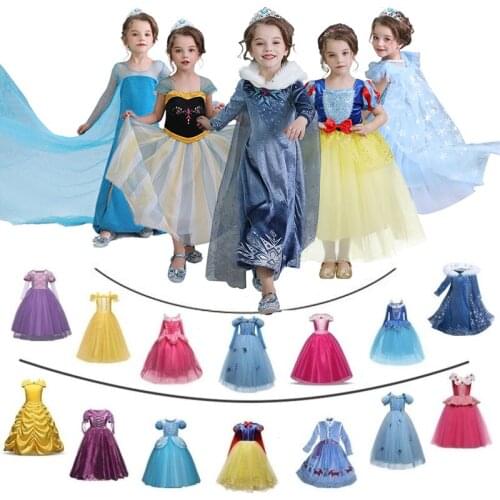 4-10 Years Princess Girl Dress Halloween Carnival Cosplay Costume Kids Dresses for Girls Cosplay Dress up