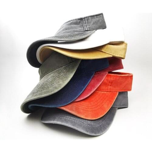 New Visor Hat Summer Womens Golf Sun Hat Baseball Caps Adjustable Size Beanies Beach Empty Top Cap Sports Cap