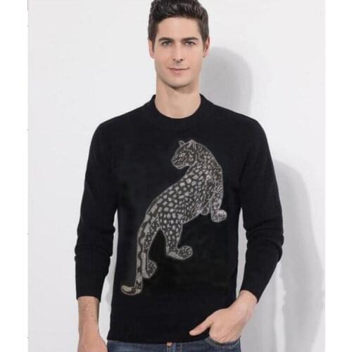 New 2021 Men Brand Male Rhinestone sweater Mens Casual outerswear S-3XL Drop Shipping