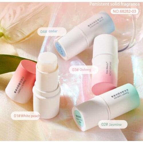 Solid Perfume White Peach Light Portable Solid Balm Mens Pocket Perfume Solid Perfume Lasting Fresh Light Fragrance Stay TSLM1