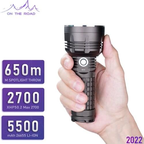 ON THE ROAD X5 Pro USB Flashlight USB 26650 Rechargeable mini Torch CREE LED Flashlight Super Bright Outdoor