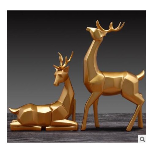 EUROPEAN-STYLE SIMPLE CREATIVE HOUSEHOLD SIKA DEER DISPLAY SITTING ROOM TV CABINET WINE CABINET DECORATION WEDDING HOUSEGUEST BU