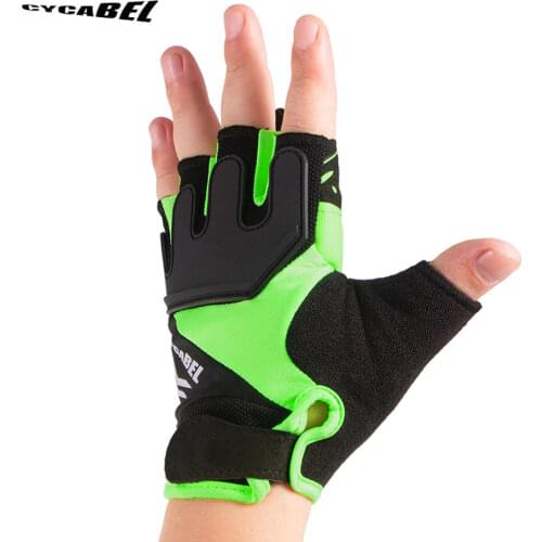 Shockproof Silica gel Pad Cycling Gloves Half Finger Sport Gloves Men Women Summer Bicycle Gym Fitness Gloves MTB Bike Gloves