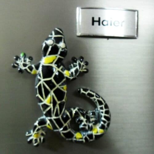QIQIPP Spain creative tourism commemorative handicraft refrigerator sticker Barcelona gecko mosaic magnetic sticke