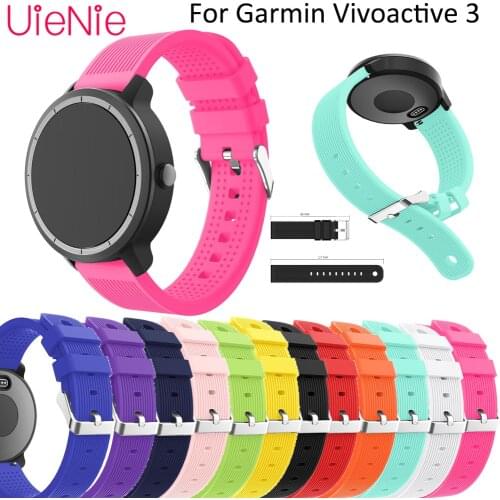 Silicone Band Wrist strap For Garmin vivoactive 3 Replacement Watchband For Garmin Vivoactive 3 Music Strap Bracelet WristBand