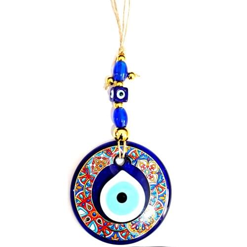 Blue Evil Eye Bead Handmade Special Design Wall Decoration