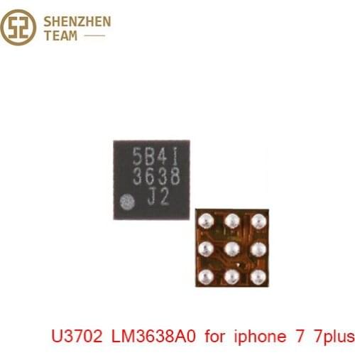 SZteam 10-50pcs/lot U3702 LM3638A0 3638 9pin FMOJAVE MESA BOOST IC for iphone 7 7plus