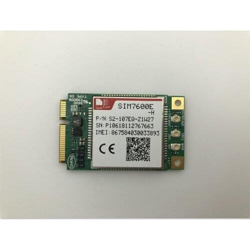 In stock! 50pcs/lot SIMCOM SIM7600E-H Minipcie 4G Cat4 LTE-TDD/ LTE-FDDl UMTS/HSPA+ GSM/GPRS/EDGE Module for EMEA/Korea
