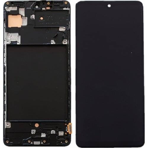 A71 Lcds For Samsung Galaxy A715 A715F 2020 LCD Display Touch Digitizer Screen Assembly Replacement Part +Frame