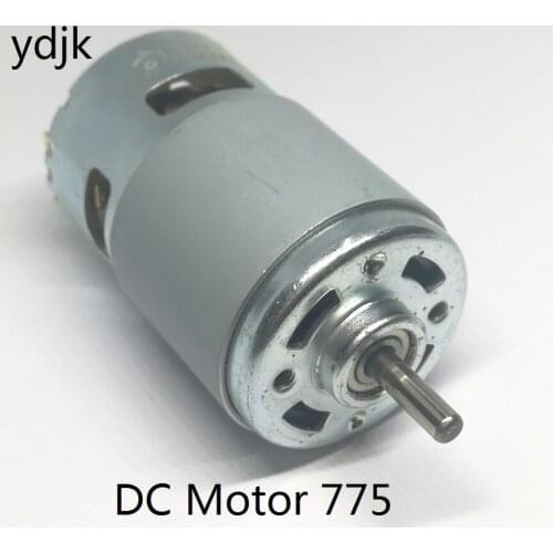 1pcs Double ball bearing high torque micro motor 775 motor 12VDC 3.2Nm 15000rpm 150W DIY table saw motor RS-775