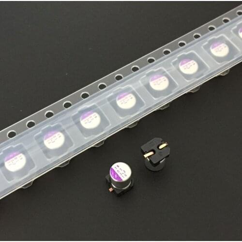 10pcs/100pcs 3.3uF 16V SANYO OS-CON SV 4x5.4mm Low ESR 16V3.3uF SMD Polymer Solid Electrolytic Capacitor