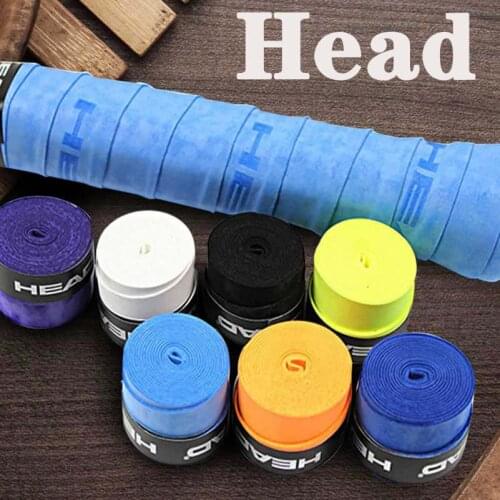 10Pcs Orignal Head Tennis Overgrip Professional Tennis Grip Anti-slip Sweat Band Absorbent Tape Badminton Overgrip Squash