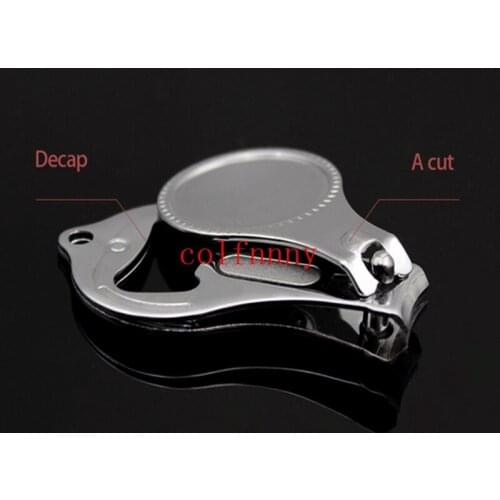 1000pcs/ lot Multifunctional Bottle Opener Nail Scissors Nail Clippers Nail Clipper Can Be Printed LOGO