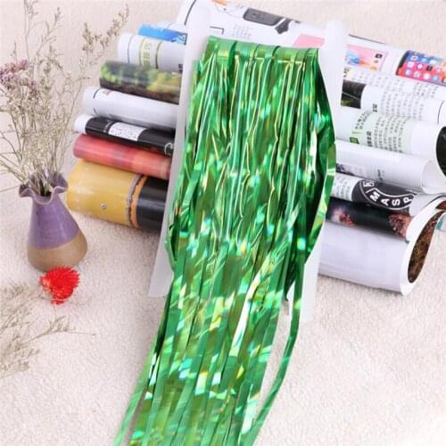 2M*1M Background Decoration Rain Curtain 8 Colors Birthday Party Wedding Arrangement Background Wall Decoration