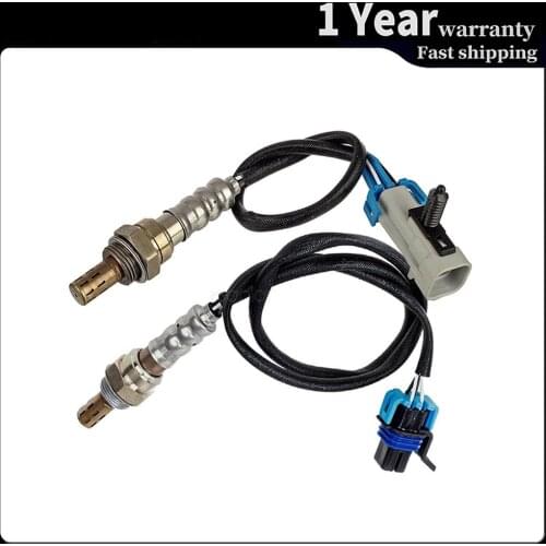 2Pcs For Chevrolet Cobalt Pontiac G5 Saturn Ion Vue 4 Wires Lambda O2 Oxygen Upstream Downstream Auto Parts 234-4066 234-4668