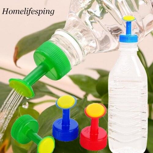 3pcs Gardening Plant Watering Attachment Spray-head Soft Drink Bottle Water Can Top Waterers Seedling Irrigation Equipment