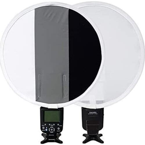 30cm/12inch White Balance Gray Card Portable Soft Box Softbox Multi-Function Diffuser for Speedlight Flash Light