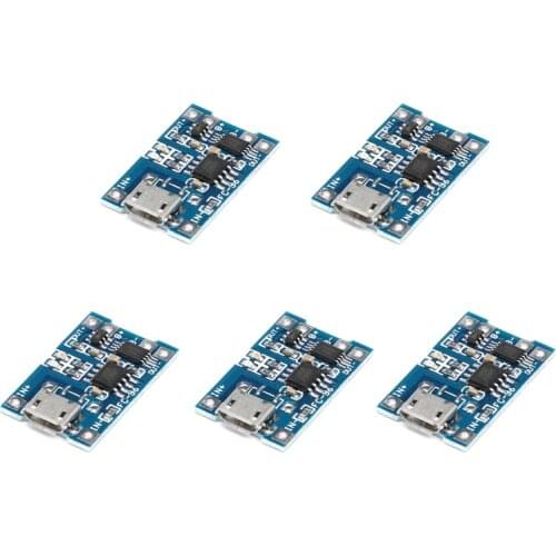 5V 1A Micro USB 18650 Lithium Battery Charging Board Charger Controller Module Protection Dual Functions Charge Control New