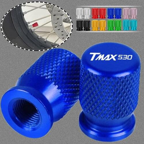 For YAMAHA T-MAX TMAX 530 SX DX TMAX530 2017-2019 2018 2020 2021 Motor Aluminum Wheel Tire Valve caps Airtight Covers Accessorie