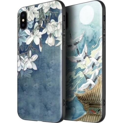 Huge Massive Emboss Water dragon phone case For Iphone XS MAX XS X XR cover matte retro For 6 6s 7 8 Plus