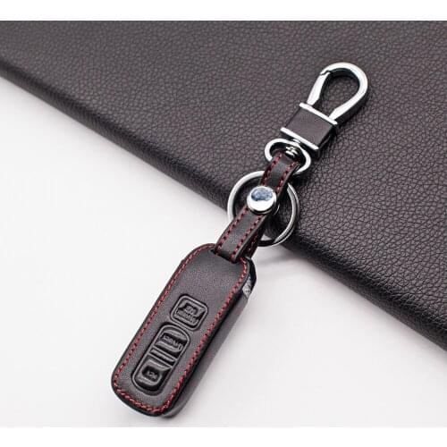 3 Buttons Functional Leather Motor Remote Key Fob Case For Honda Vario Scoopy Monkey PCX 125 150 153 2018 2019