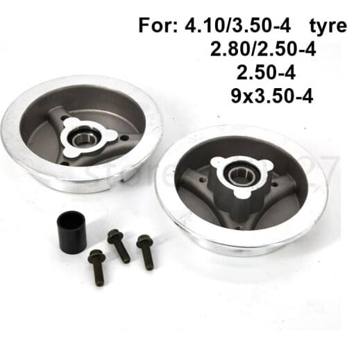 For 4.10/3.50-4 9x3.50-4 3.00-4 2.80/2.50-4 2.50-4 Alloy Wheel Rim 4 Inch Hub for MiNi Moto,ATV&Go Kart Electric Scooter