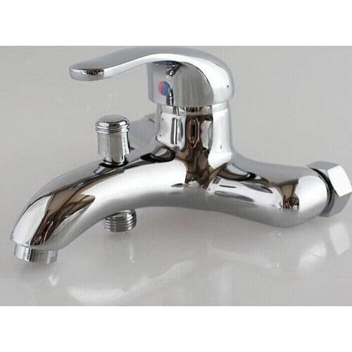 L16155 High Quality Chrome Finish Brass Material Bath and Shower Tap