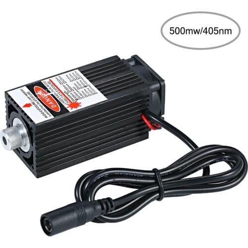 Laser Module 500mw / 405nm 500mw/ 2500mw/5500mw Focusable for CNC Engraving/ Laser Engraving