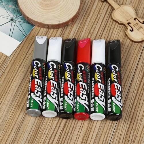 New Car Touch Up Pen Set Car Paint Surface Repair Scratch Repair Paint White Gray Black Red Mixed Color Paint Pen