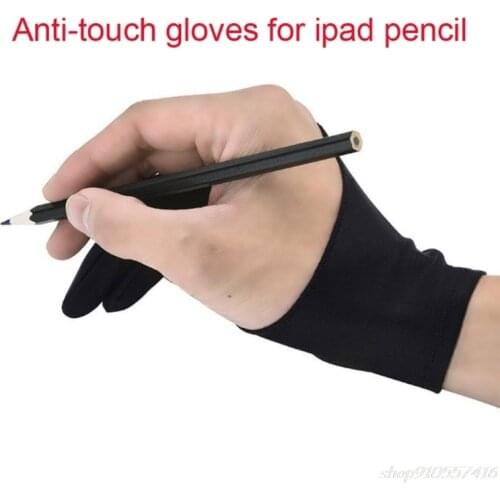 2-Finger Tablet Drawing Anti-Touch Gloves for ipad Pro 9.7 10.5 12.9 Inch Pencil O14 20 Dropshipping