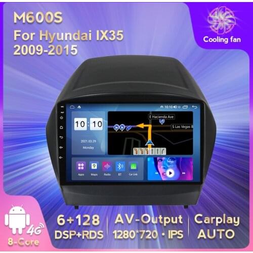 RDS DSP Android 11 6G+128G IPS Car Audio Car Media Car Multimedia Player For Hyundai IX35 2009-2015 Multimedia Video Player