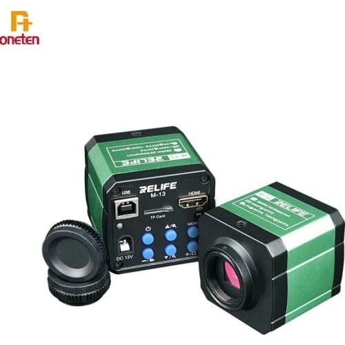 Relife Microscope Ultra HD Camera HDMI Trinocular USB 3800W 4800W M-12 M-13 For Phone CPU PCB Soldering Repair