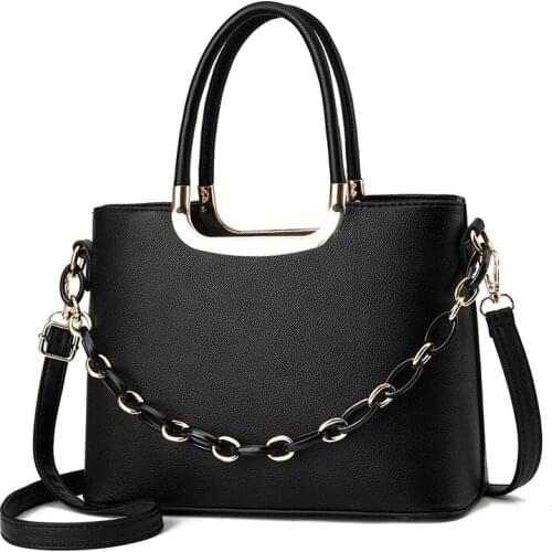 Luxury Purses and Handbags for Women PU Leather Chain Crossbody Bag Designer Handle Bag Brand Female Shoudler Bag Bolso