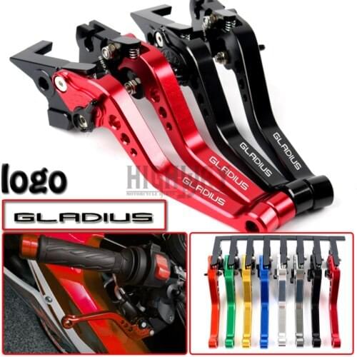Motorcycle Brake Handle Bar Lever CNC Aluminum Short Adjustable Brake Clutch levers For Suzuki SFV650 SFV 650 GLADIUS 2009-2015
