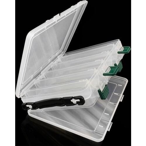 Fishing Box Accessories Tackle Lures Bait Storage Case Shrimp Boxes for Fishing Tackle Baits Pesca 10 Compartments Lure Box
