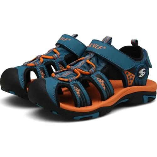 2021 New Spring Sandals For Children Summer Casual Soft Bottom Breathable Footwears Rubber Sole Shoes Boys Kids Sandals