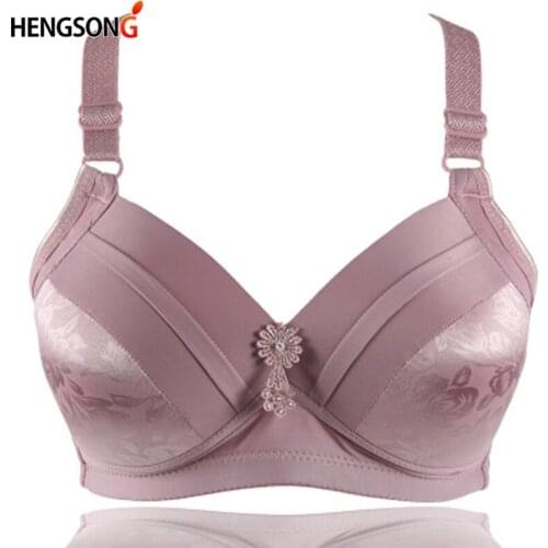 Sexy Bralette For Women 3/4 Cup Gathering Bra Female Unlined Underwear Appliques Fashion Mom Lingerie Women Bra