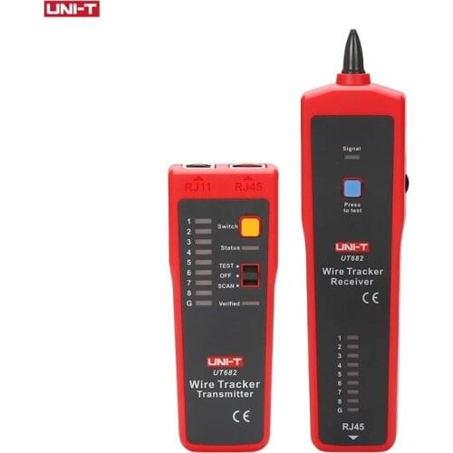 UNI-T UT682 Wire Tracker; Telephone line/network line/power cable line finder, communication line tester
