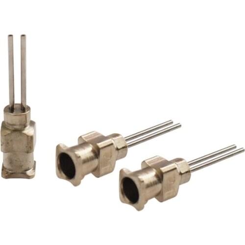 Twin Cannula Metal Tip 0.5" Dispensing Needles 18G-30G