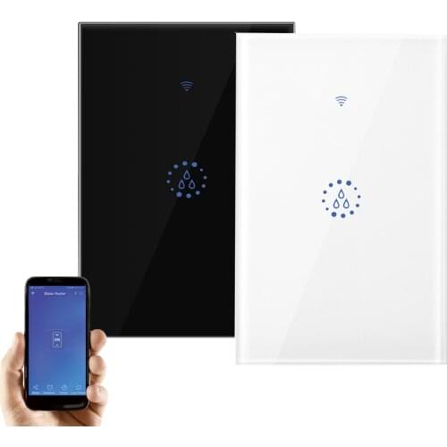 US Ewelink APP Smart Wifi Water Heater Switch work with Alexa Google Home touch Panel Boiler Switches remote Control for home