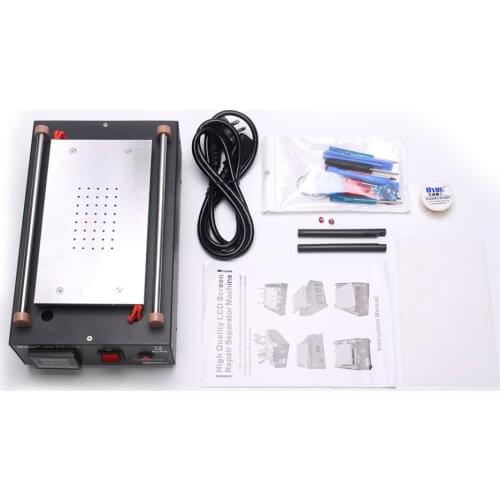 Uyue 948Q Built-in Pump Vacuum Glass LCD Screen Separator Machine Max 7 inches With 13 Pcs Mobile Phone Disassemble Tool