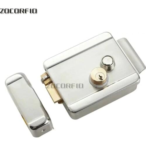 Home Factory Warehouse Gate Door Electric Control Door Lock For 12V DC Access Intercom Control System